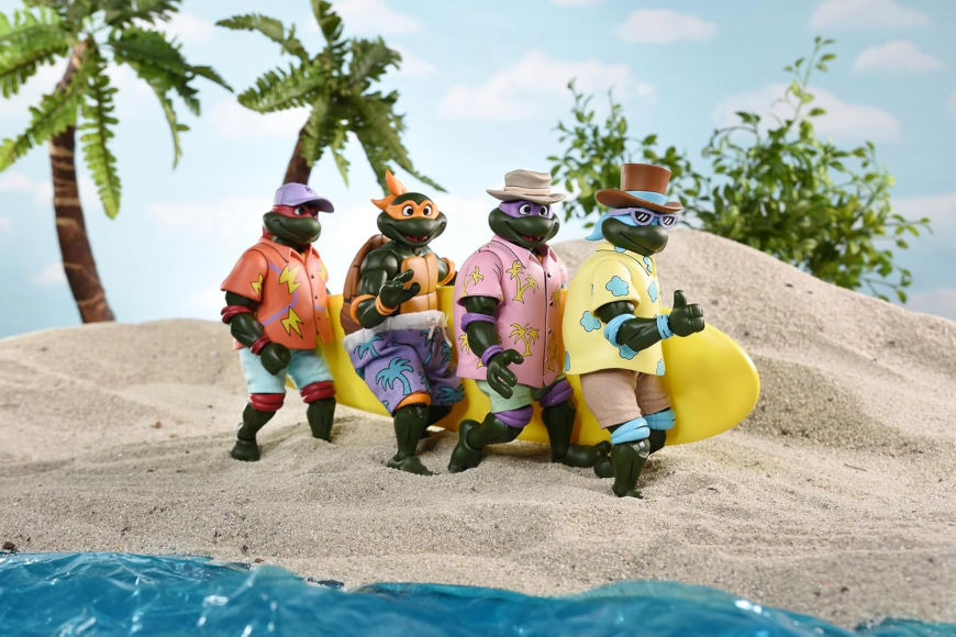 Teenage Mutant Ninja Turtles (Cartoon) Bodacious Beach Bros. 2025 Con Exclusive set