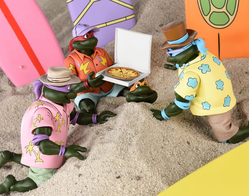 Teenage Mutant Ninja Turtles (Cartoon) Bodacious Beach Bros. 2025 Con Exclusive set