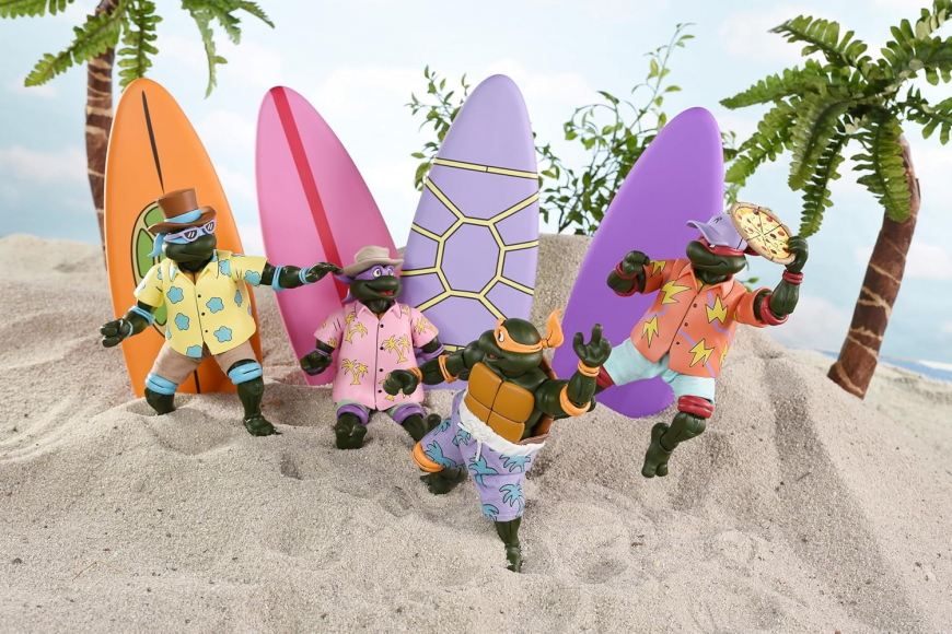 Teenage Mutant Ninja Turtles (Cartoon) Bodacious Beach Bros. 2025 Con Exclusive set