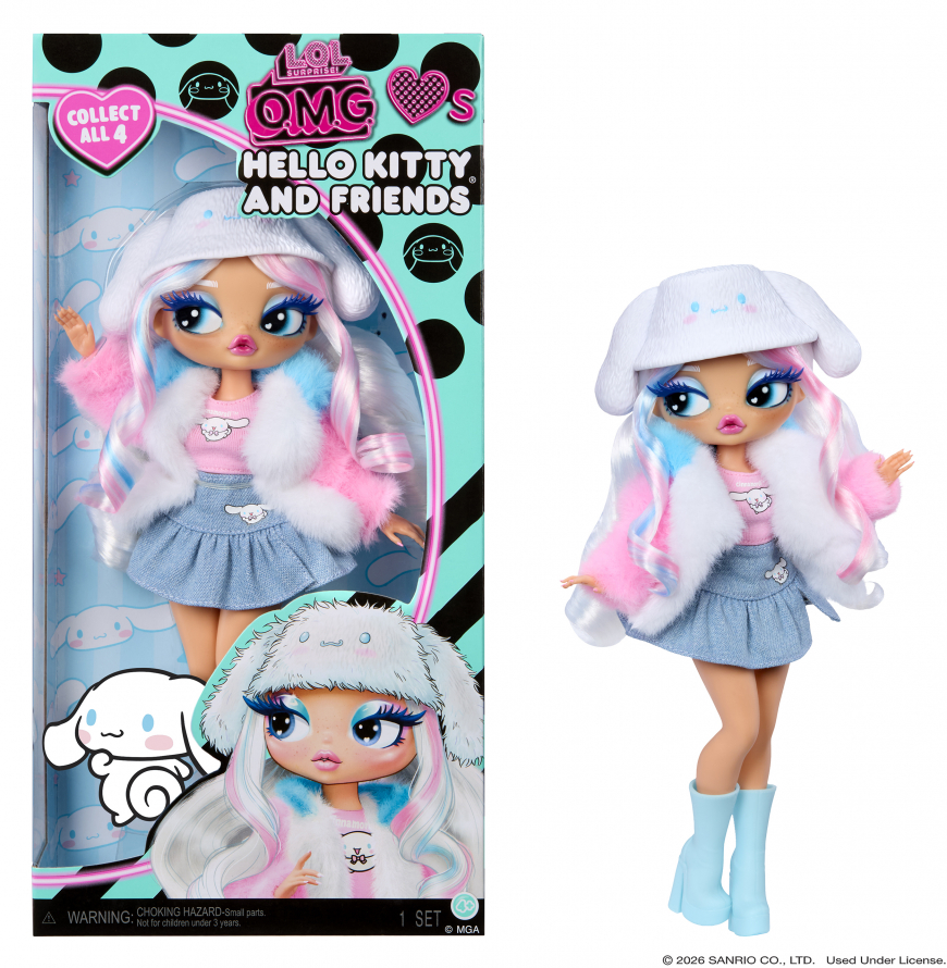 LOL OMG Loves Hello Kitty and Friends Cinnamoroll doll