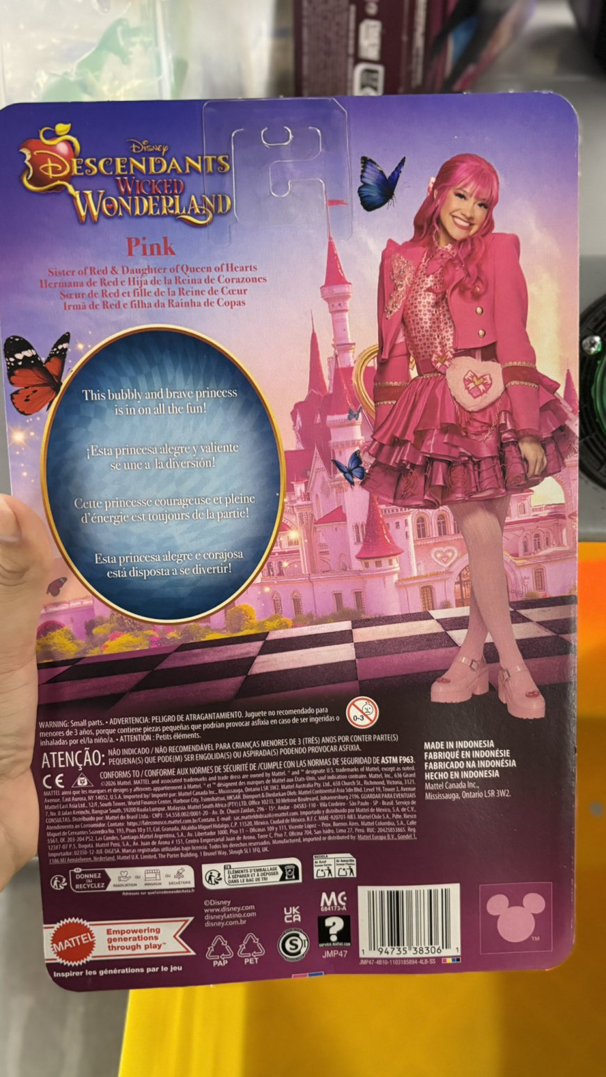 Descendants Wicked Wonderland core Pink 2026 doll