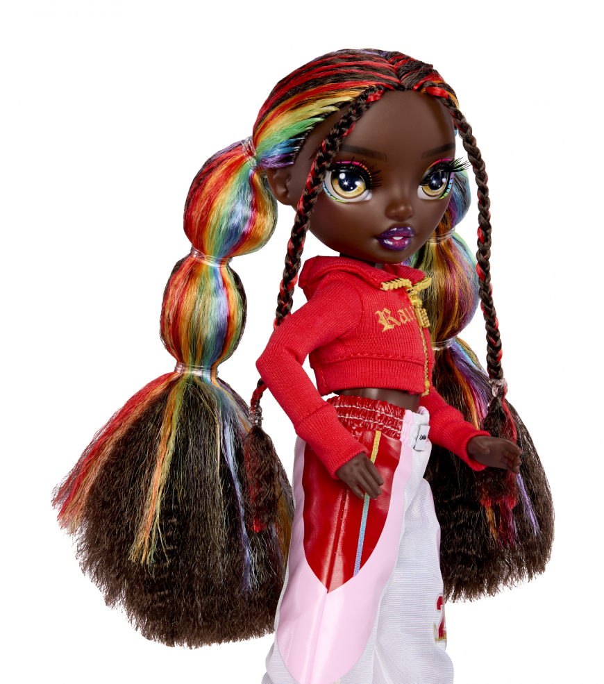 Rainbow High Junior High Bestie Babysitters Iris Bow (Rainbow) doll