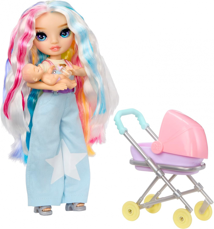 Rainbow High Junior High Bestie Babysitters Amaya Raine (Rainbow) doll