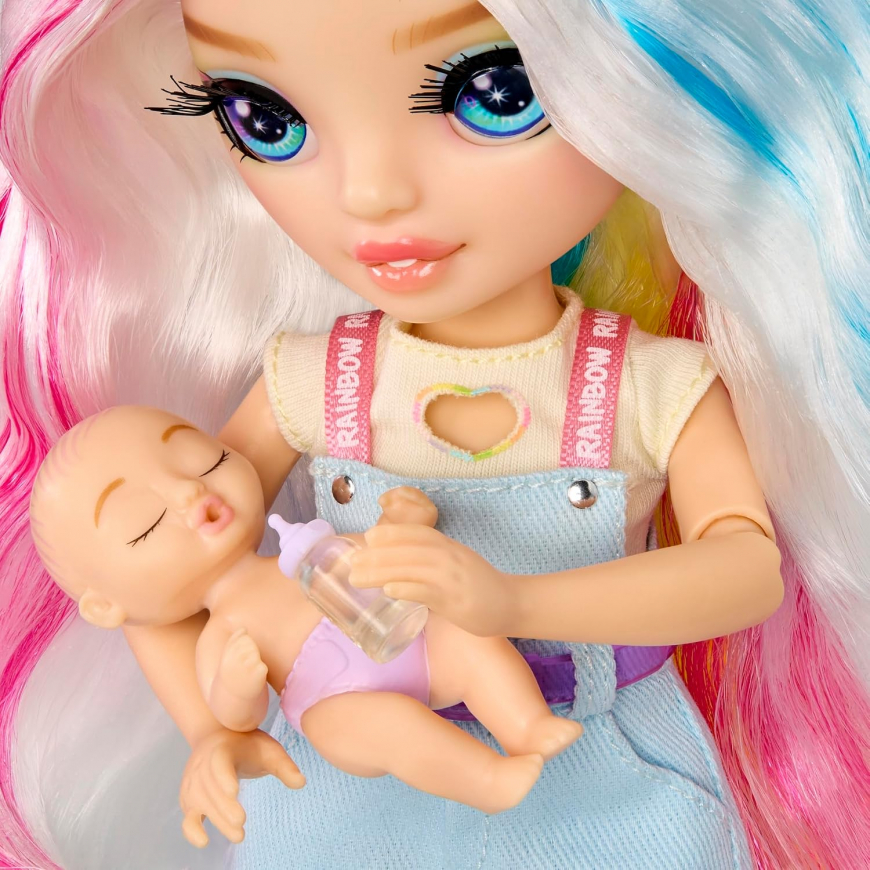 Rainbow High Junior High Bestie Babysitters Amaya Raine (Rainbow) doll