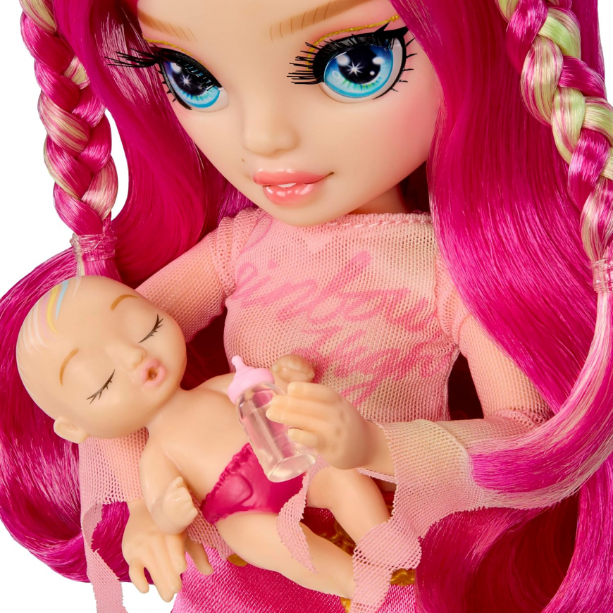 Rainbow High Junior High Bestie Babysitters Stella Monroe (Fuschia) doll