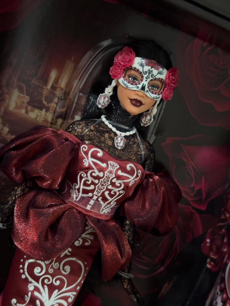 Barbie Signature Dia de Muertos 2026 doll irl photos