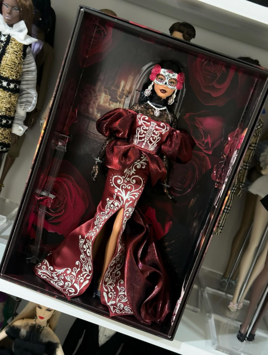 Barbie Signature Dia de Muertos 2026 doll irl photos