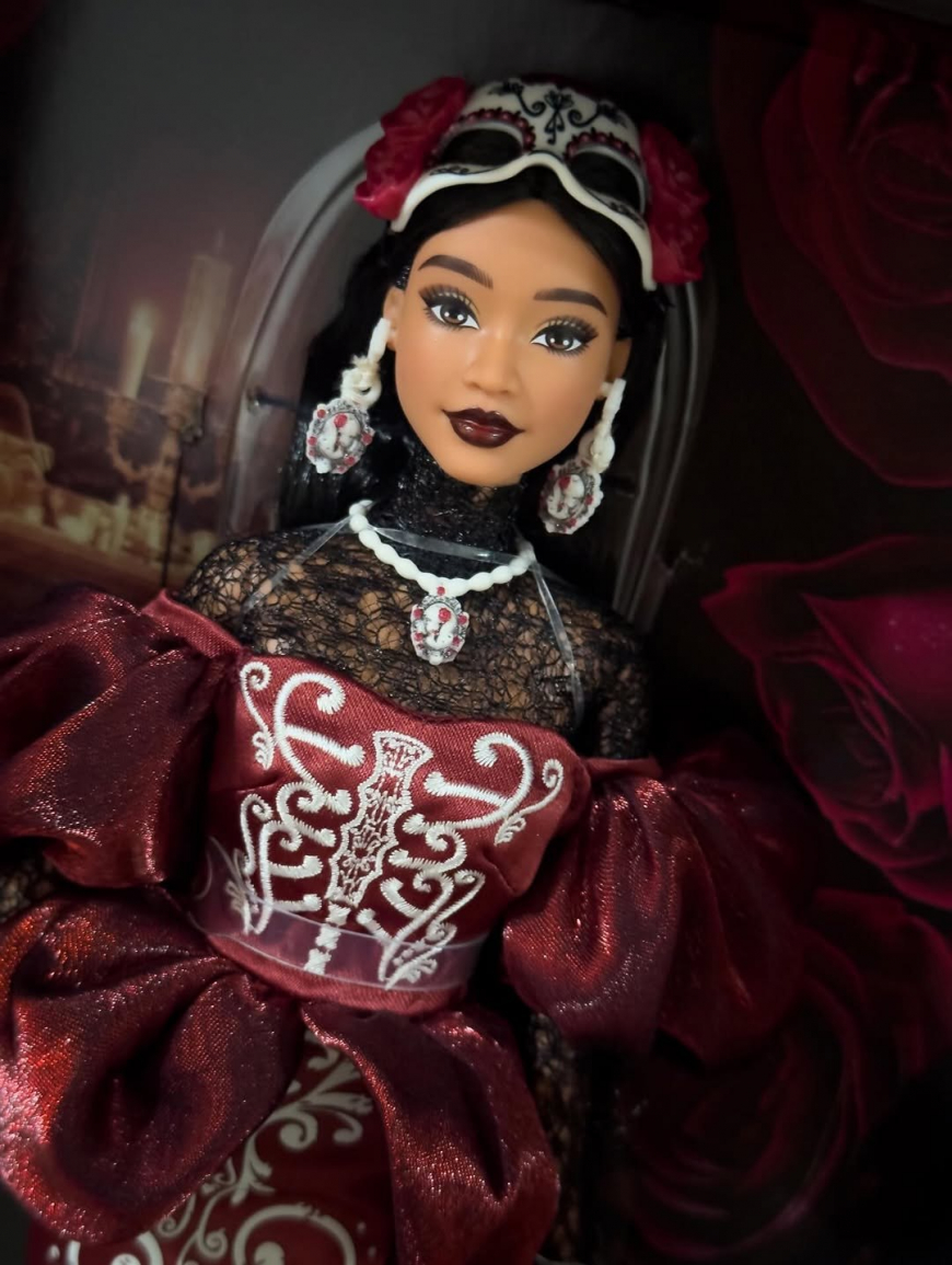 Barbie Signature Dia de Muertos 2026 doll irl photos