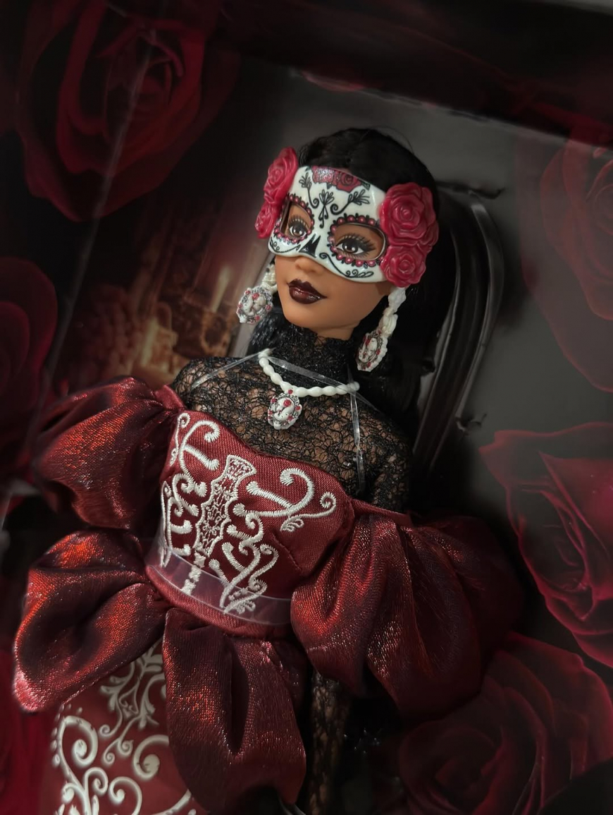 Barbie Signature Dia de Muertos 2026 doll irl photos