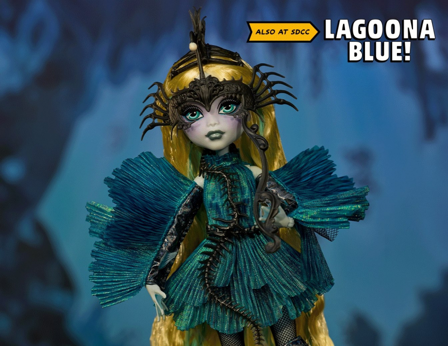 Monster High Skullector Ghouls Rule Lagoona Blue Comic Con 2026 exclusive doll