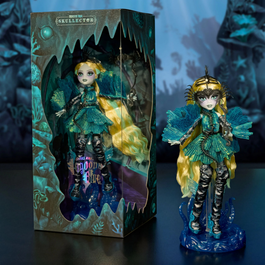 Monster High Skullector Ghouls Rule Lagoona Blue Comic Con 2026 exclusive doll
