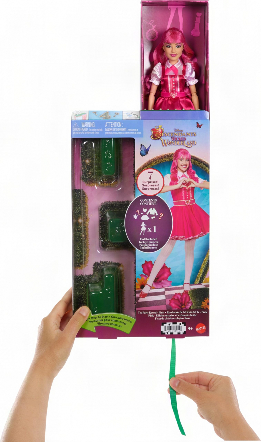 Descendants Wicked Wonderland Tea Party surprise and reveal Pink doll