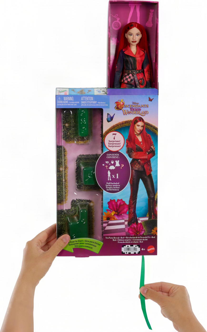 Descendants Wicked Wonderland Tea Party surprise and reveal Red doll