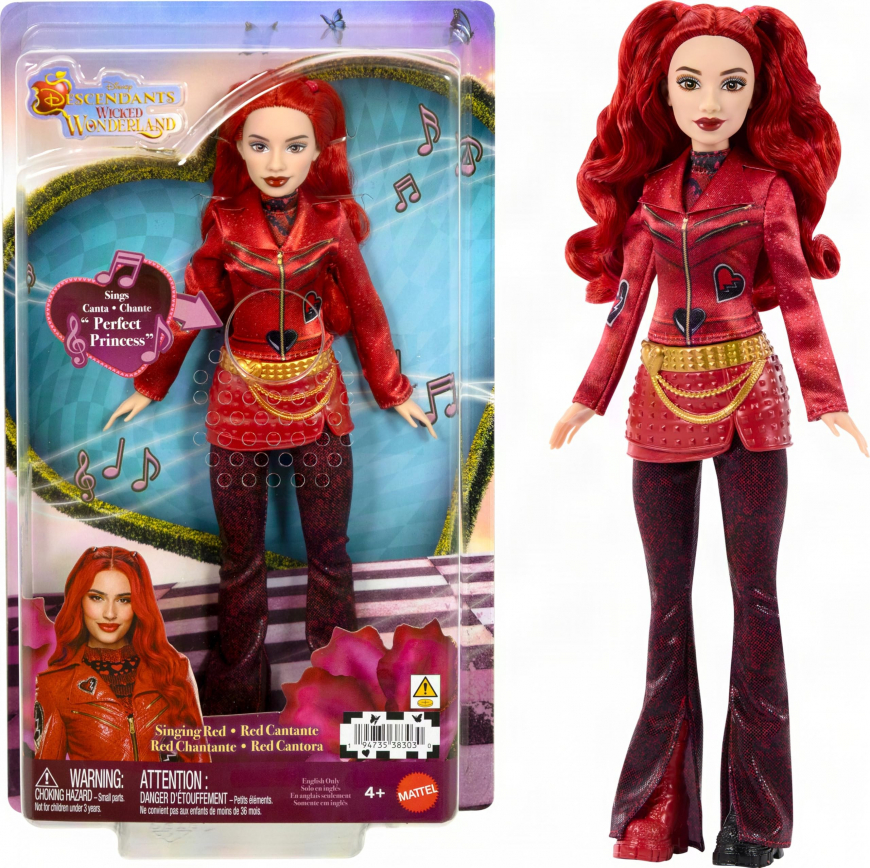 Descendants Wicked Wonderland singing Red doll 2026