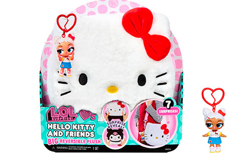LOL Surprise Loves Hello Kitty Big Reversible Plush