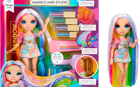 Rainbow High Amaya's Hair Studio 2026 playset
