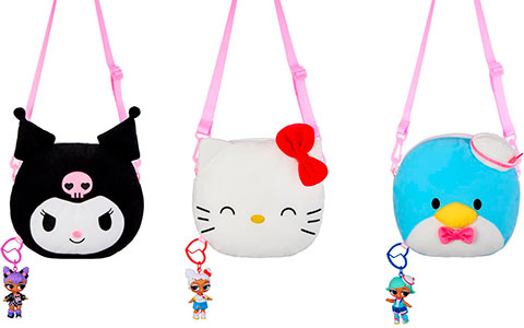 LOL Surprise Loves Hello Kitty Big Reversible Plushes