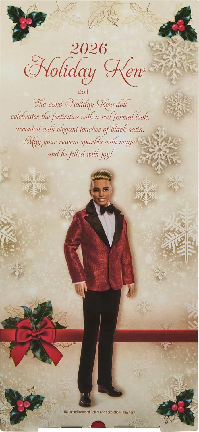 Barbie Signature 2026 Holiday Ken Blond doll