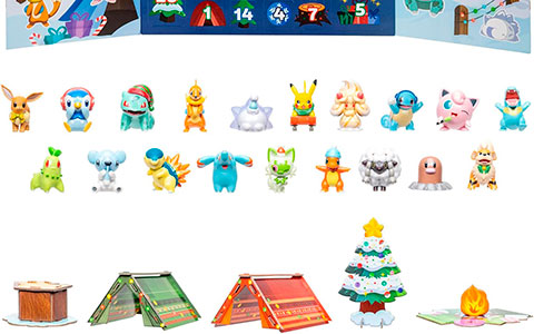 Pokemon Holiday Advent Calendar 2026 from Jazwares