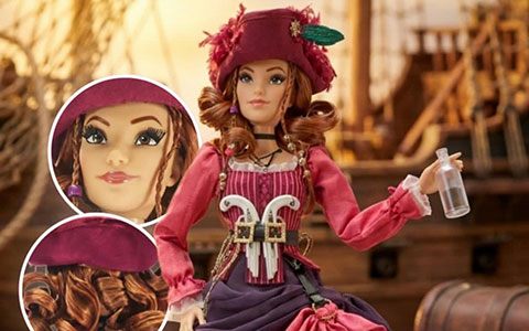 D23 Pirates of the Caribbean Redd Limited Edition doll