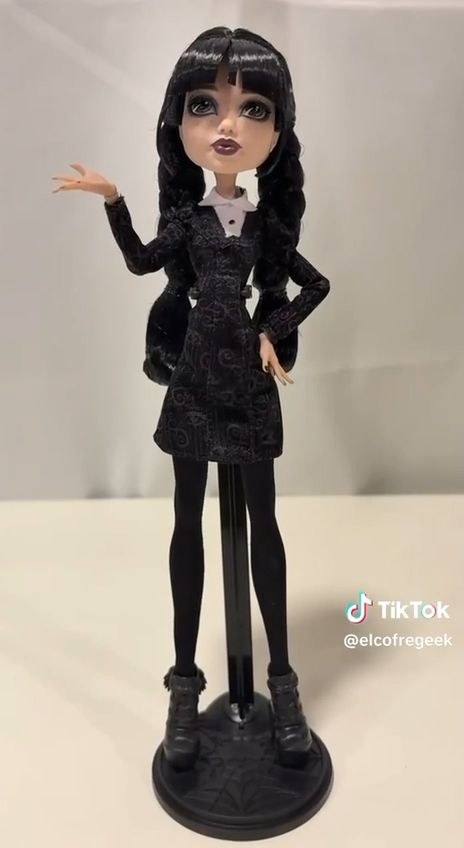 Monster High x Wednesday 2026 new Wednesday season 2 doll irl