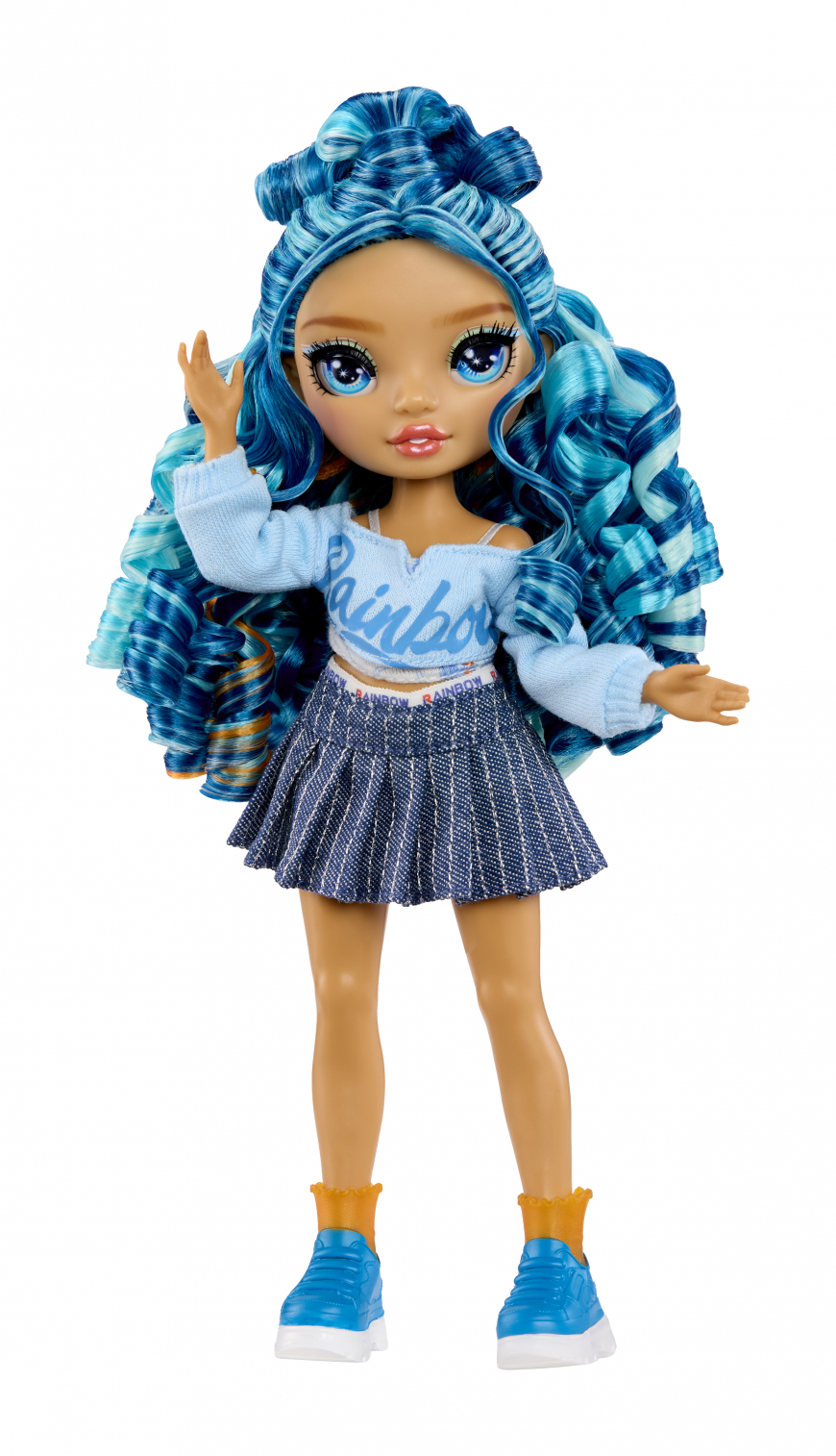 Rainbow High Junior High Bestie Babysitters Skyler Bradshaw (Blue) doll