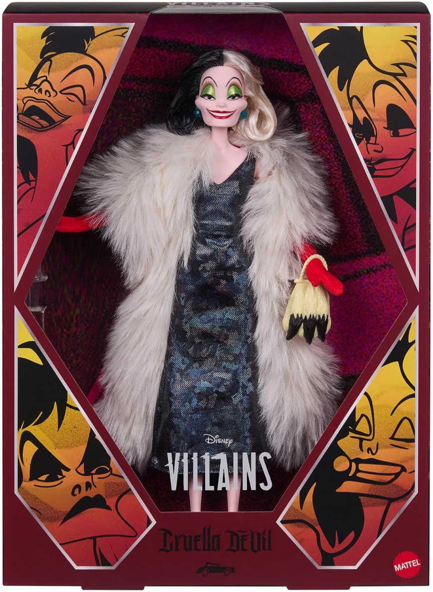 Mattel Disney Villains Collector Cruella doll