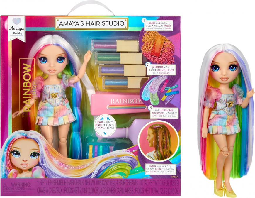 Rainbow High Amaya's Hair Studio 2026 playset