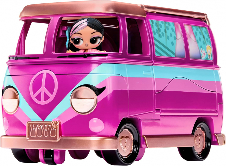 LOL Surprise Music Festival Tour Bus with doll