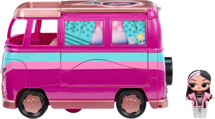 LOL Surprise Music Festival Tour Bus with doll