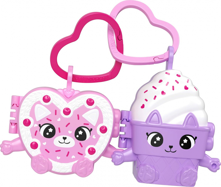 Polly Pocket Doll & Mini Compact Duo Bestie Food BFF dessert
