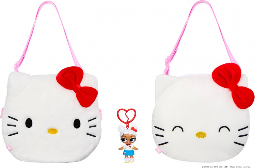 LOL Surprise Loves Hello Kitty Big Reversible Plush Hello Kitty