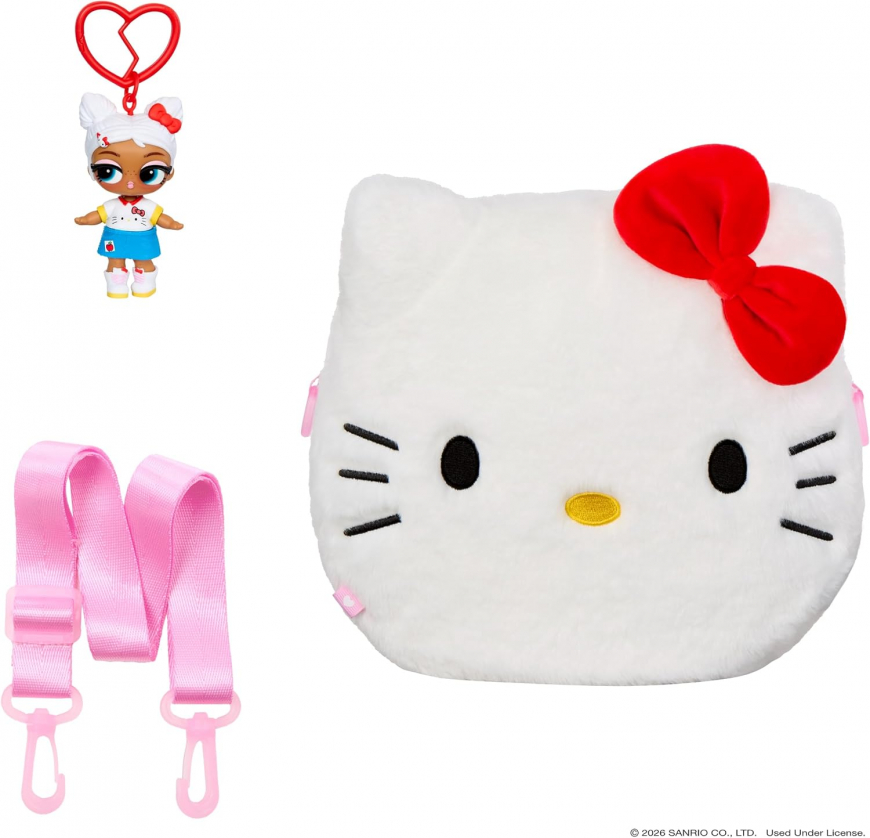 LOL Surprise Loves Hello Kitty Big Reversible Plush Hello Kitty