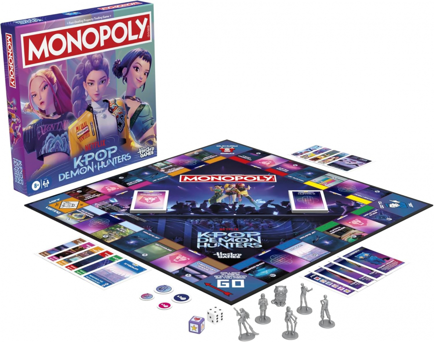MONOPOLY KPop Demon Hunters trading game