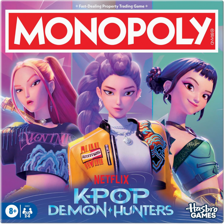 MONOPOLY KPop Demon Hunters trading game