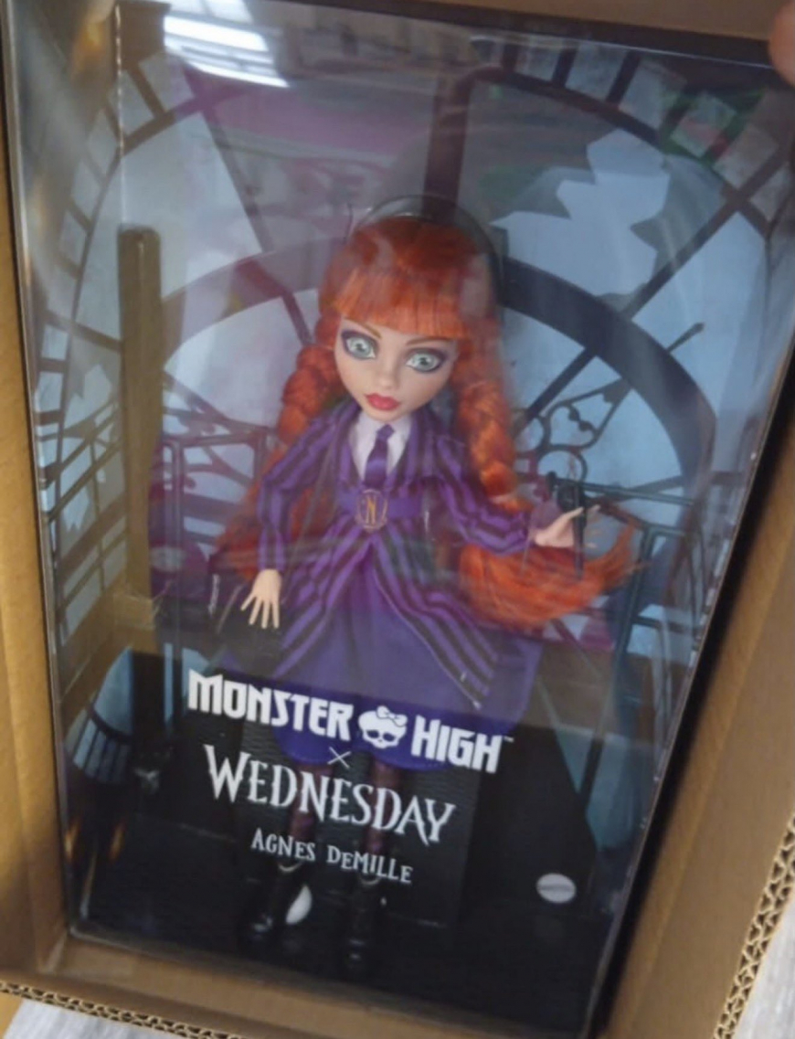 Monster High x Wednesday Agnes doll