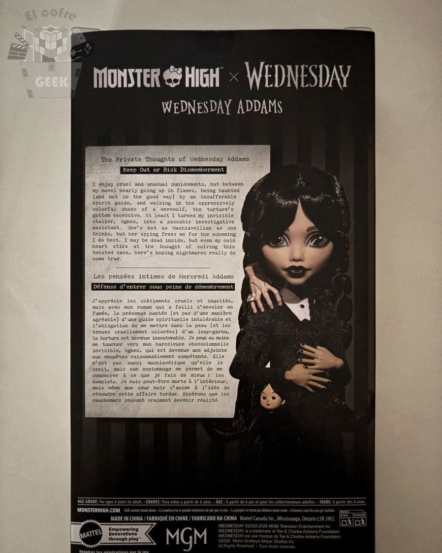 Monster High x Wednesday 2026 new Wednesday season 2 doll