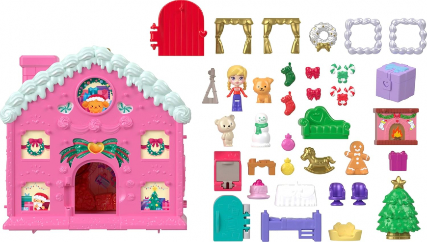 Polly Pocket Advent Calendar 2026 Gingerbread House