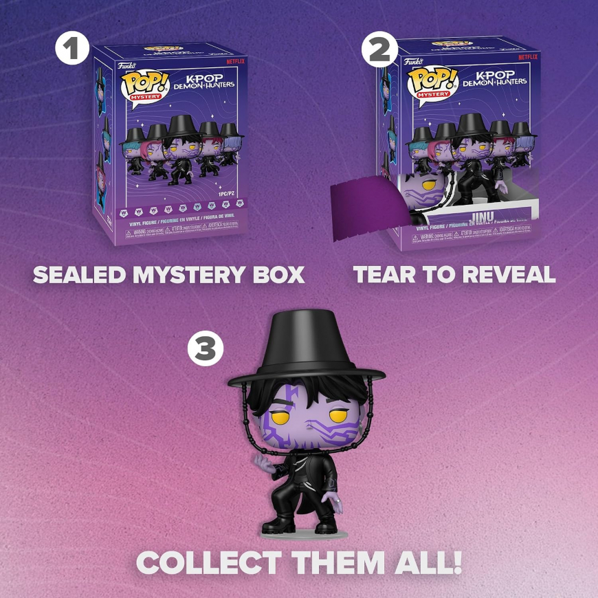 Funko Pop Mystery: Kpop Demon Hunters Saja Boys Blind Box Vinyl Figures