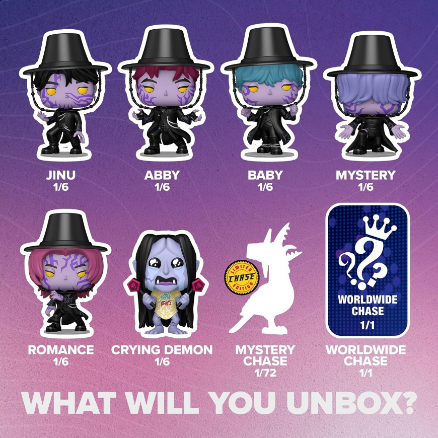 Funko Pop Mystery: Kpop Demon Hunters Saja Boys Blind Box Vinyl Figures