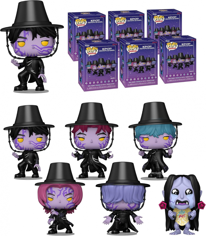 Funko Pop Mystery: Kpop Demon Hunters Saja Boys Blind Box Vinyl Figures