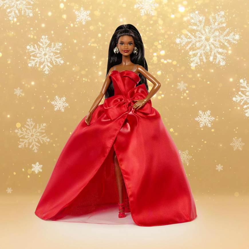 Barbie Signature 2026 Holiday Black hair doll