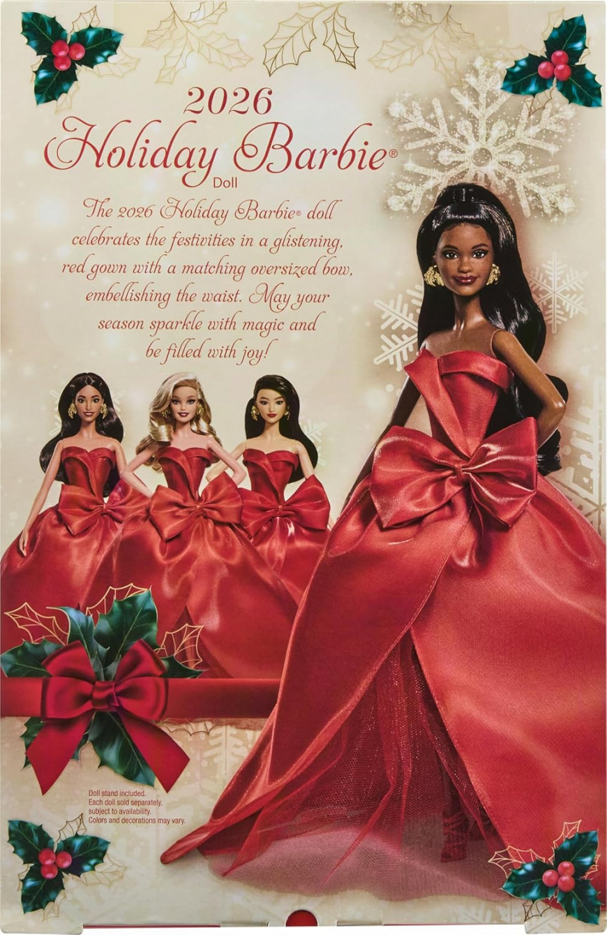 Barbie Signature 2026 Holiday Black hair doll