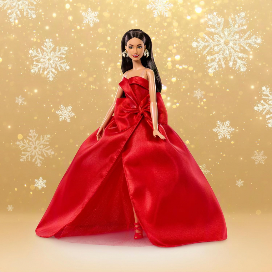 Barbie Signature 2026 Holiday Brown hair doll