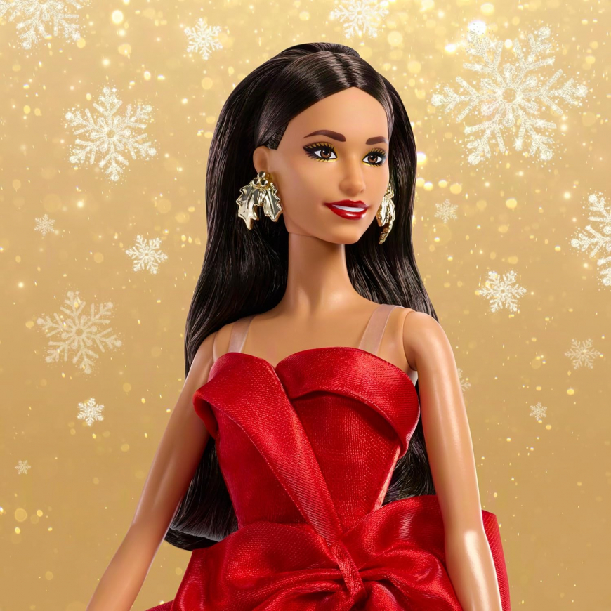 Barbie Signature 2026 Holiday Brown hair doll