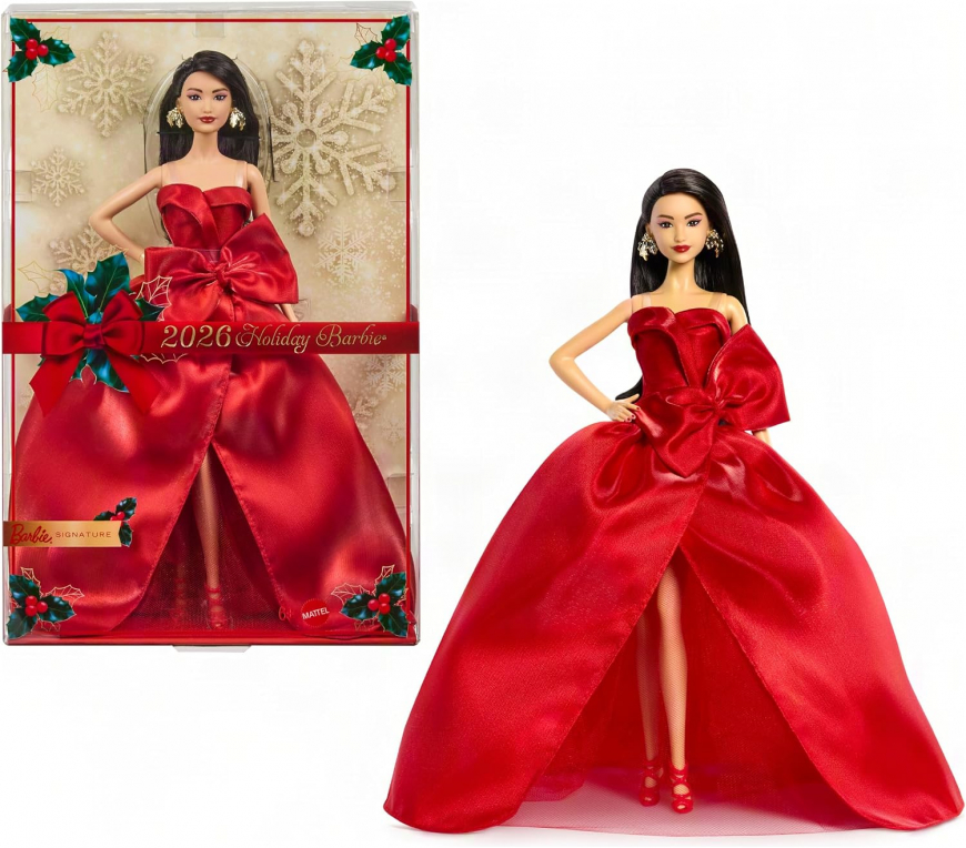Barbie Signature 2026 Holiday Dark Brown hair doll