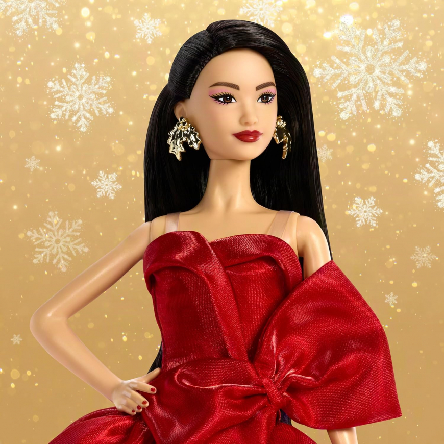 Barbie Signature 2026 Holiday Dark Brown hair doll