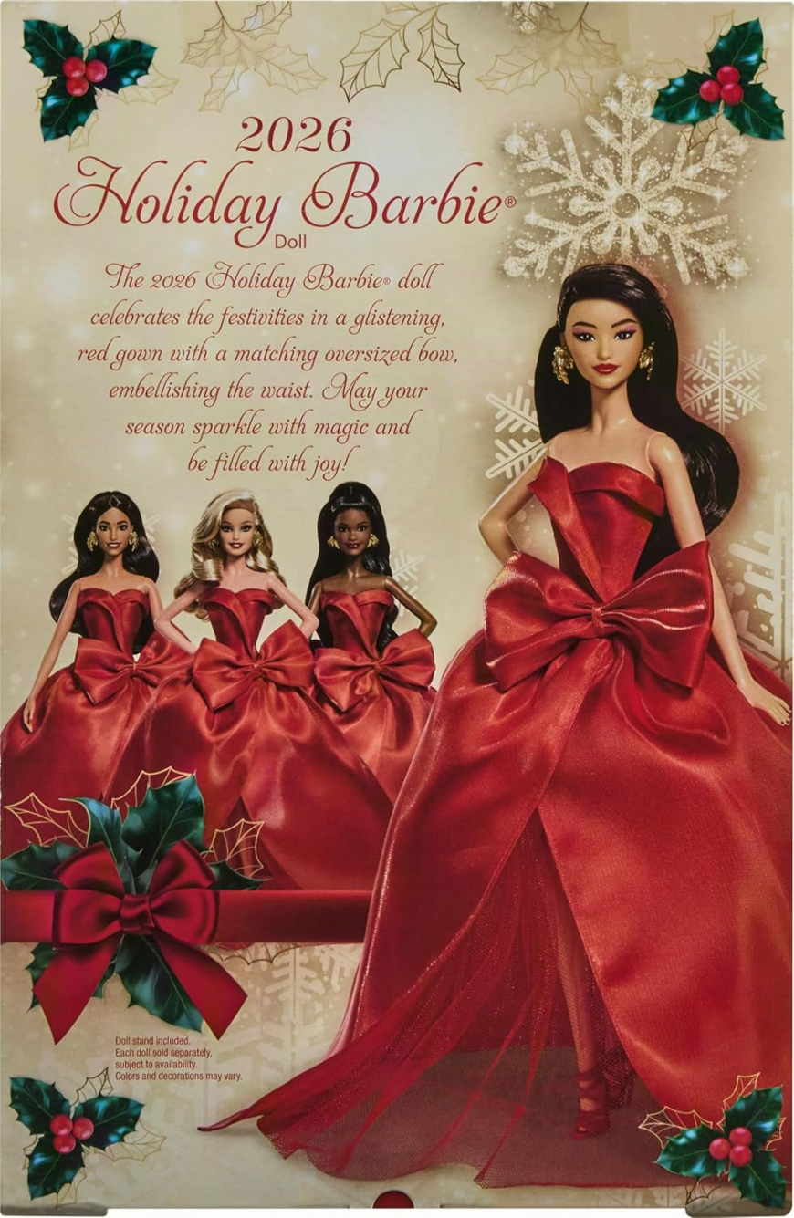 Barbie Signature 2026 Holiday Dark Brown hair doll