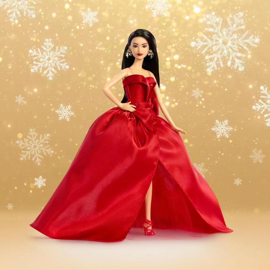 Barbie Signature 2026 Holiday Dark Brown hair doll