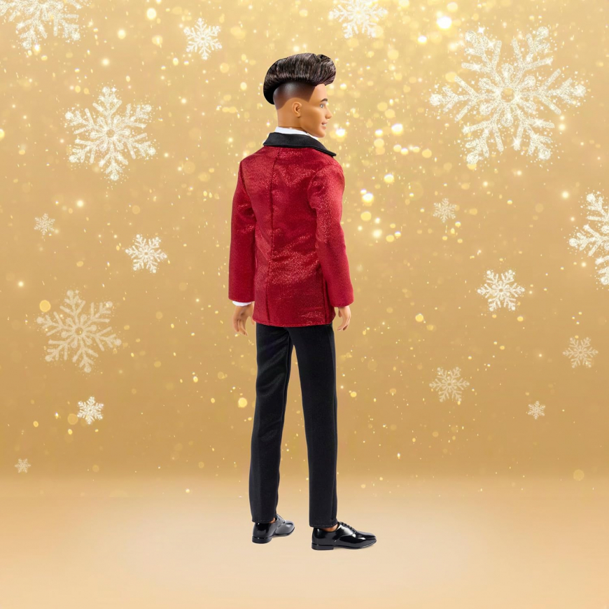 Barbie Signature 2026 Holiday Ken Dark hair doll JJX90